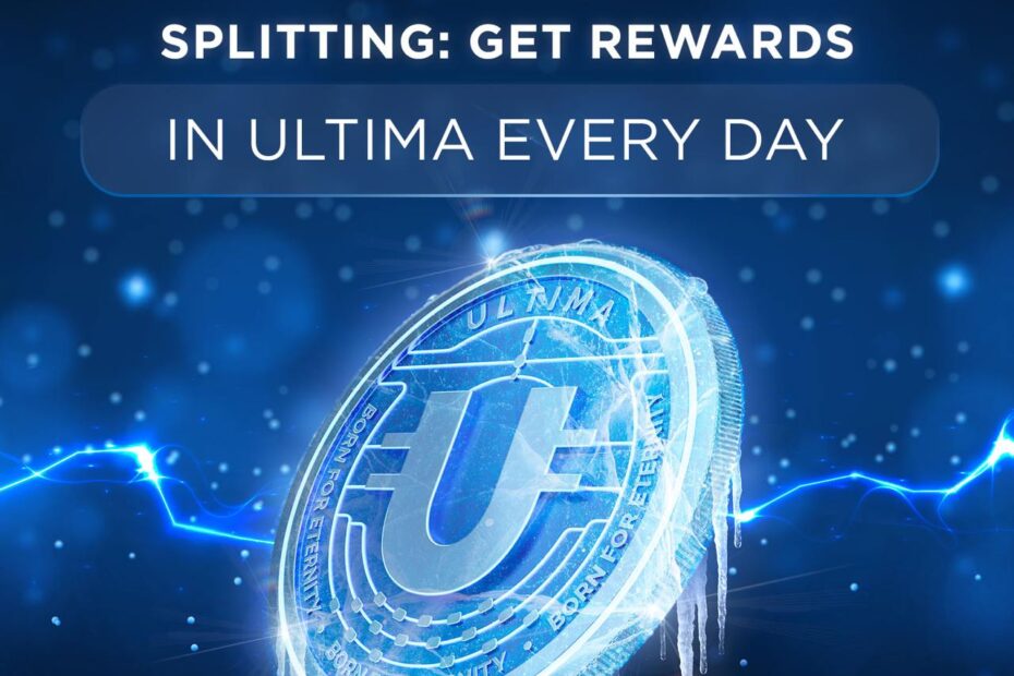 Visual explanation of Ultima Business splitting rewards method